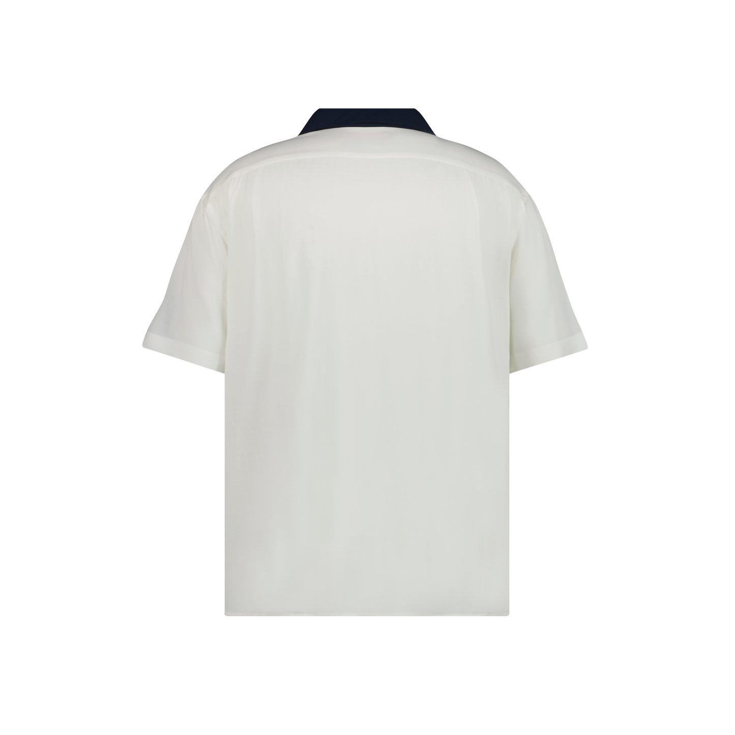 Chemise Fluide Bicolore à Col Requin