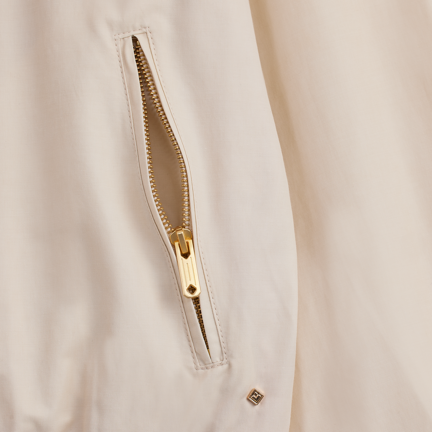 Veste Zippée Ecru