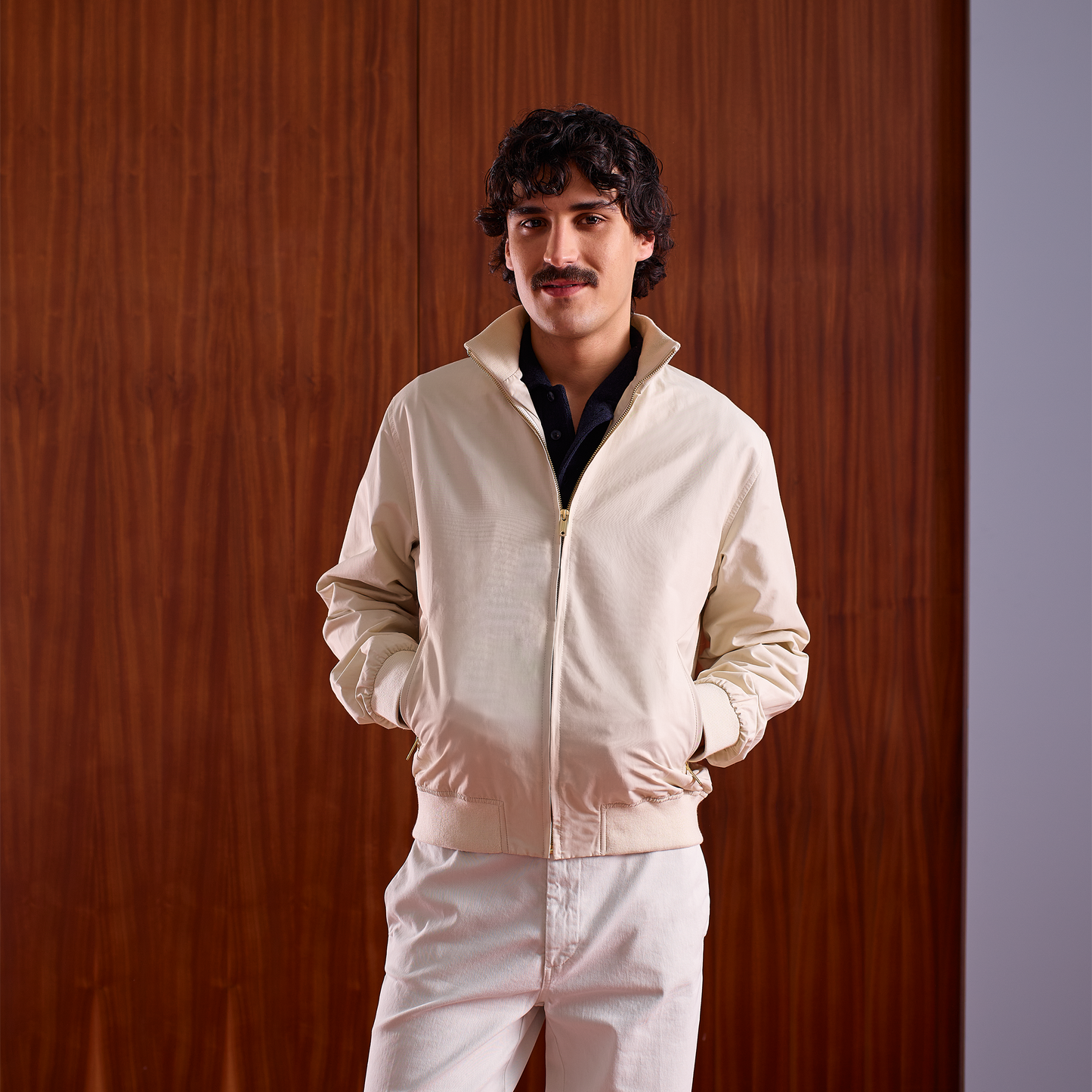Veste Zippée Ecru