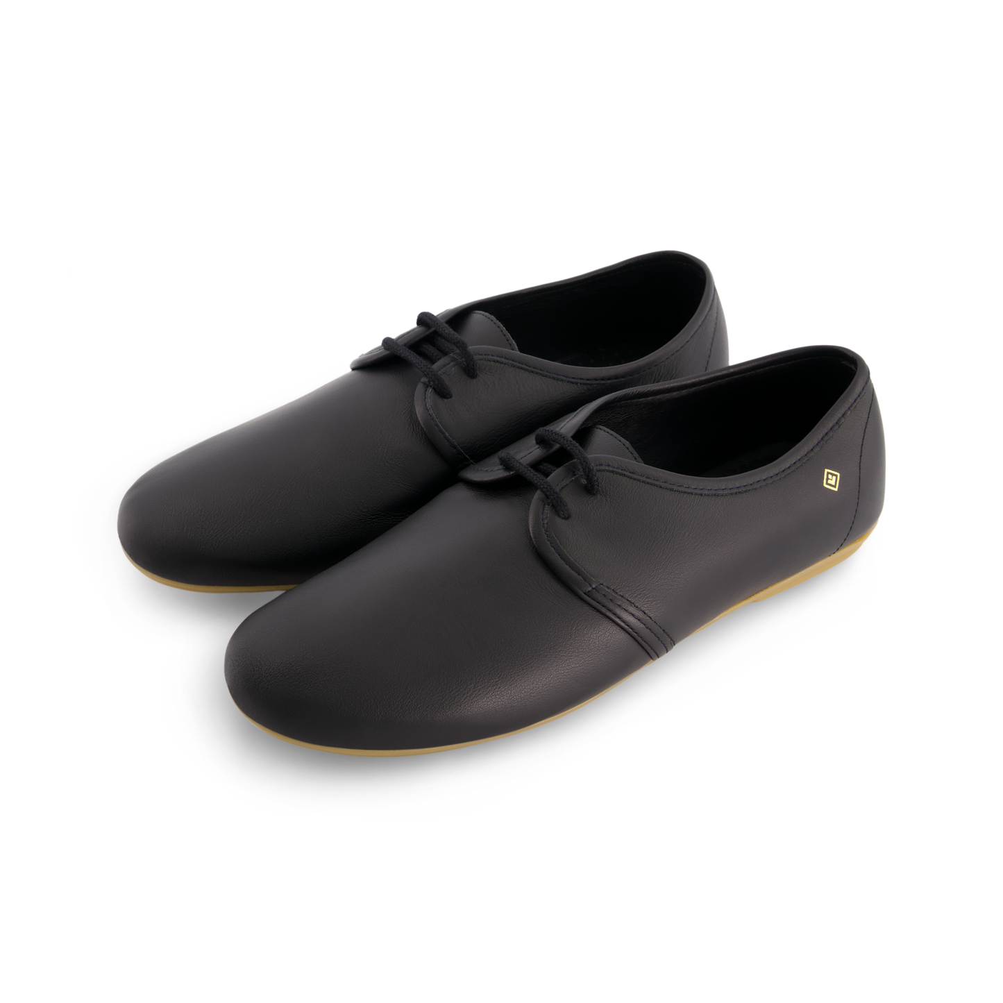 Jazz Lacets Cuir Noir