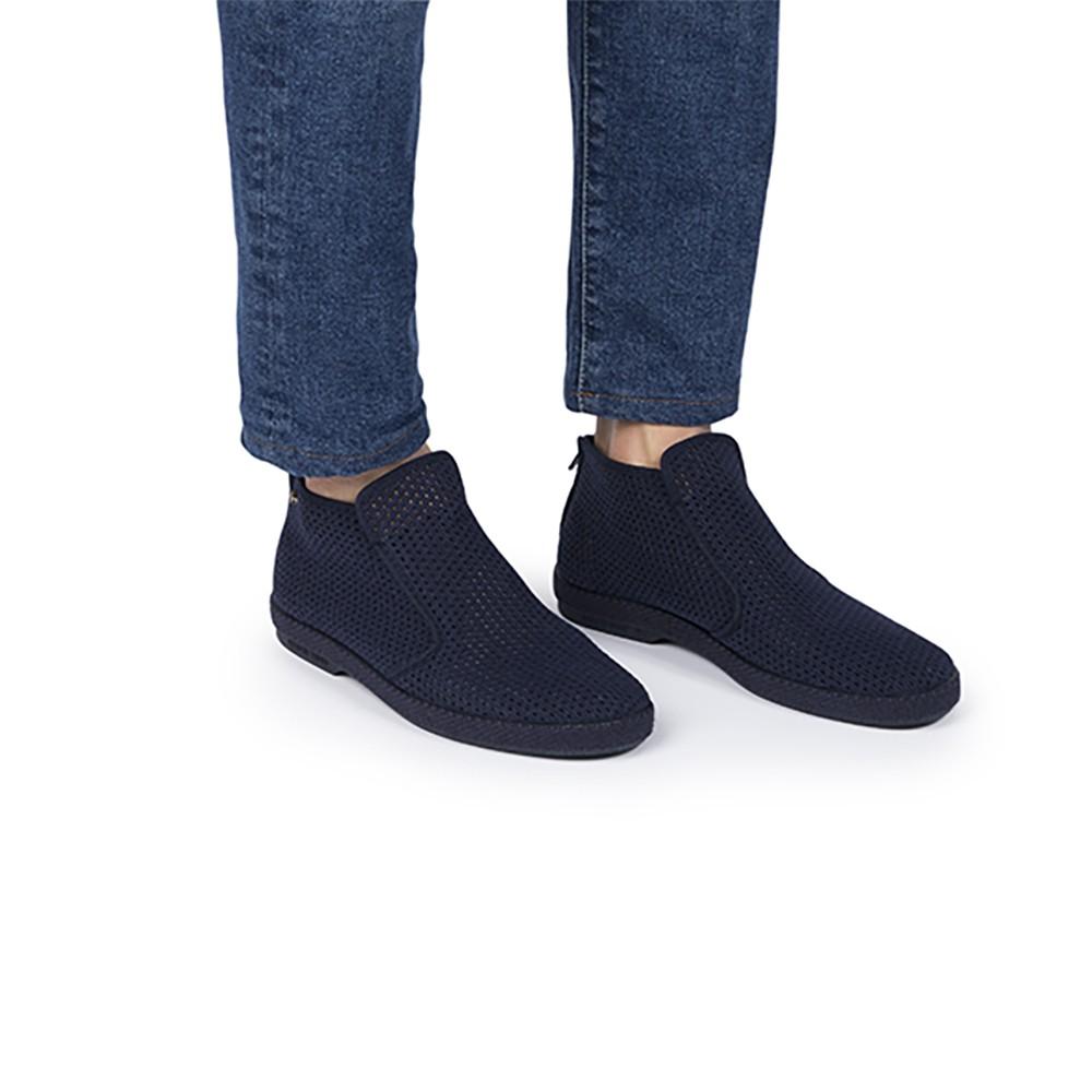Classic Mesh Navy Boots